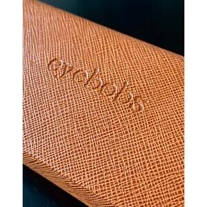 EYEBOBS Orange Textured Eyeglasses Hard Case